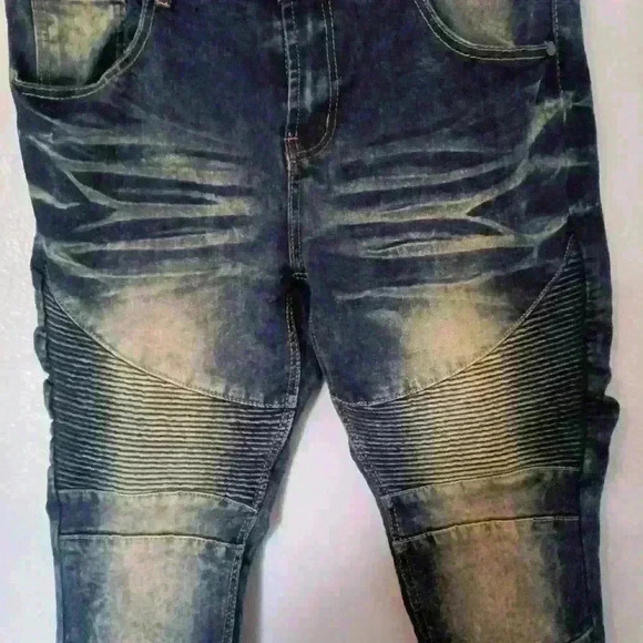 Encrypted Distressed Denim Jeans size W 34 L 32 - Picture 5 of 15